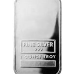 1 troy ounce silver bar .999 fine silver bullion
