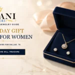 Birthday gift jewelry set from Ramani Jewelers in Dallas, TX.