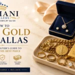 How to sell gold in Dallas with Ramani Jewelers, featuring gold jewelry, coins, and bullion
