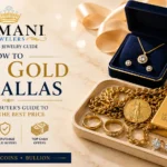 How to sell gold in Dallas with Ramani Jewelers, featuring gold jewelry, coins, and bullion