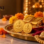 Dhanteras 2026 gold buying guide featuring gold coins, bars and traditional Indian jewelry in Dallas, TX